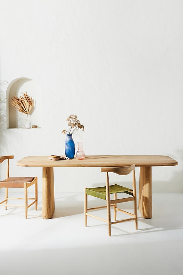 Kalle Sculptural Oak Dining Table - Image 0