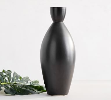 Mason Low Bottleneck Vase, Grey - Image 3