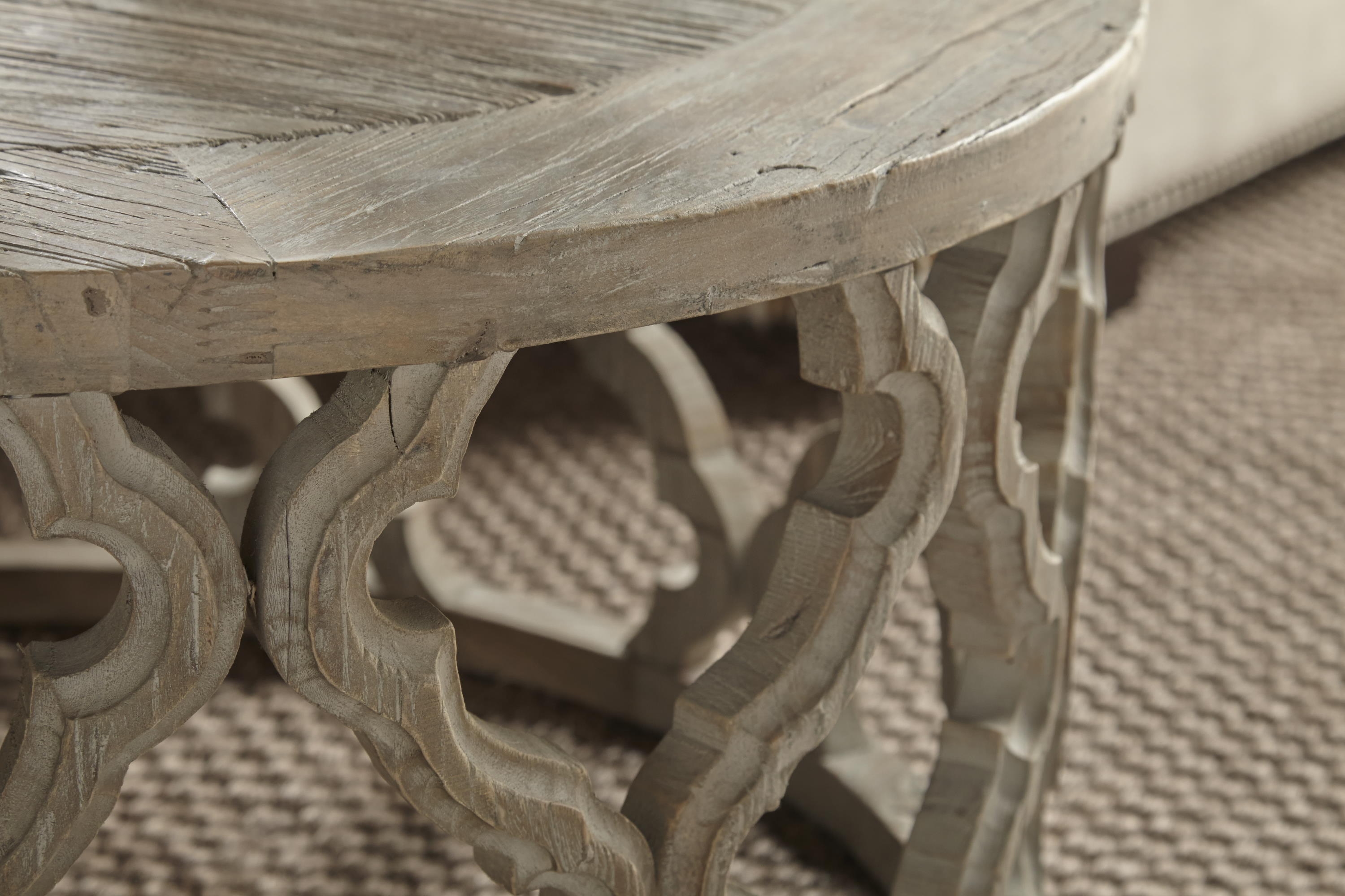 Clover Coffee Table, Gray - Image 5