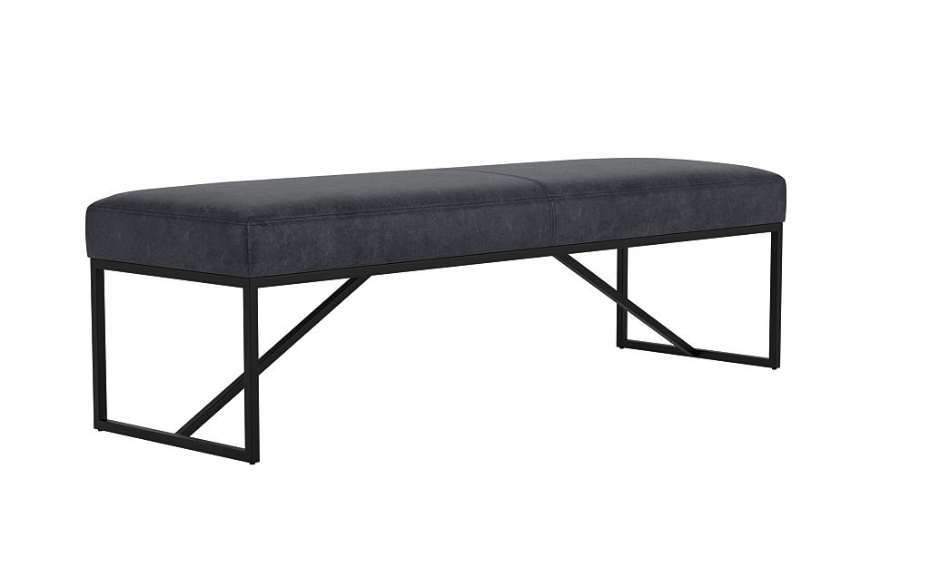 Otto Leather Bench - Image 1