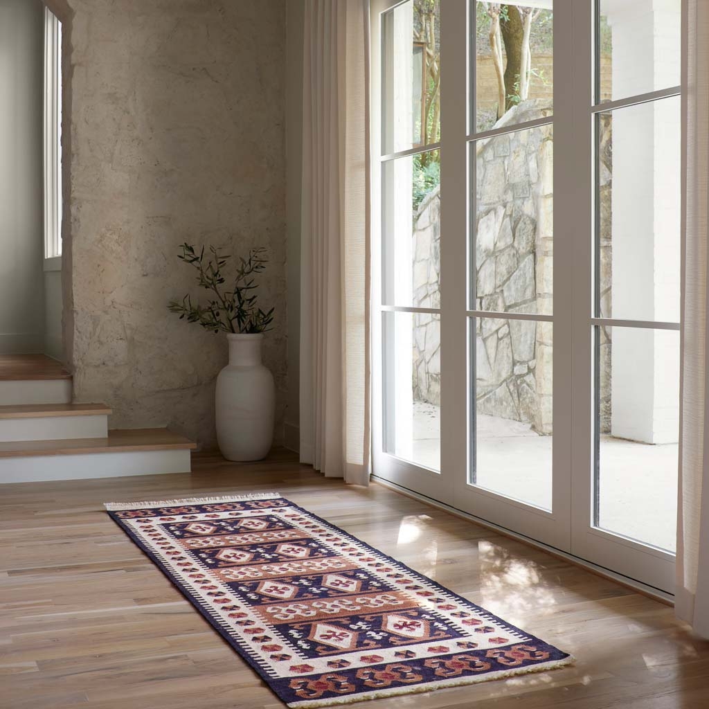 The Citizenry Marmara Handwoven Kilim Runner | 2.5' x 8' | Rust - Image 5