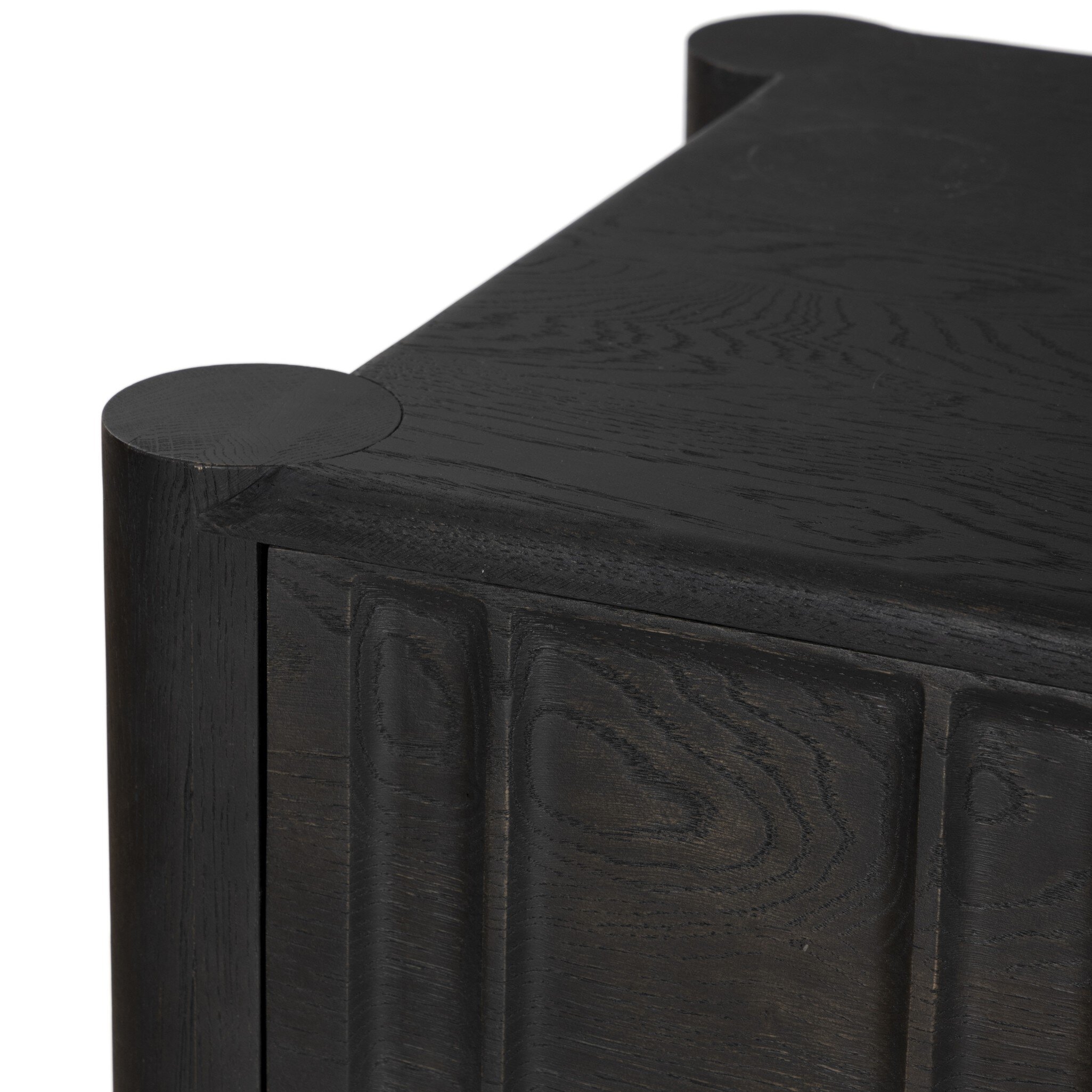 Ezri 6 Drawer Dresser - Carved Black Oak - Image 10
