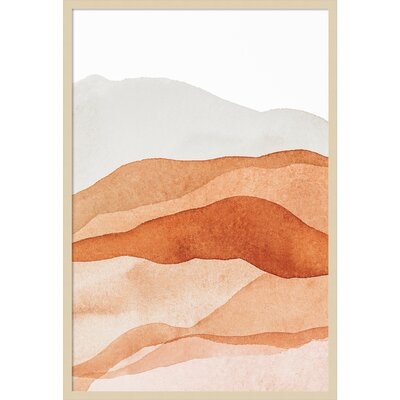 Mountain Range II By Amy Lighthall Narrow Framed Print Wall Art - Image 0