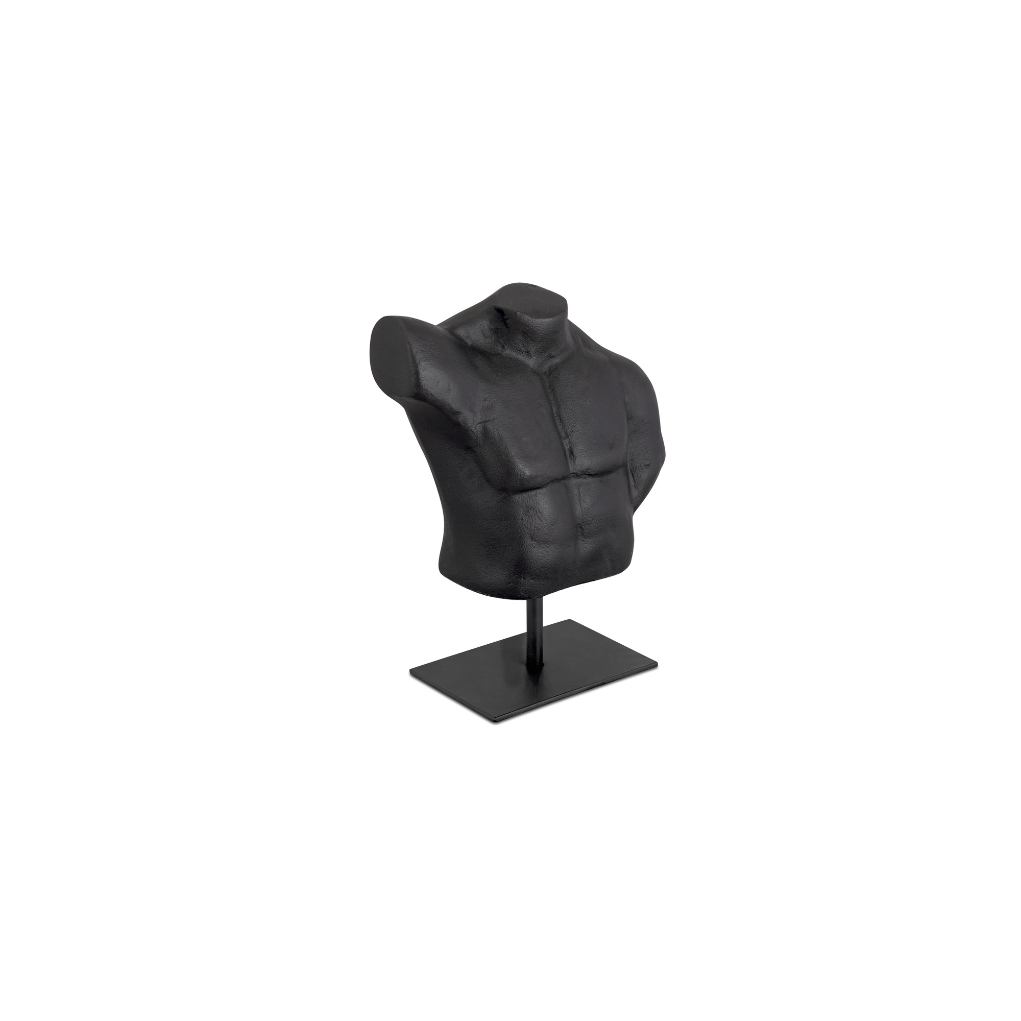 Victor Cast Alumiinum Sculpture Aged Black - Image 1
