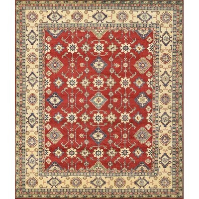 One-of-a-Kind Gabrail Hand-Knotted 8'6" x 10' Wool Area Rug in Red - Image 0