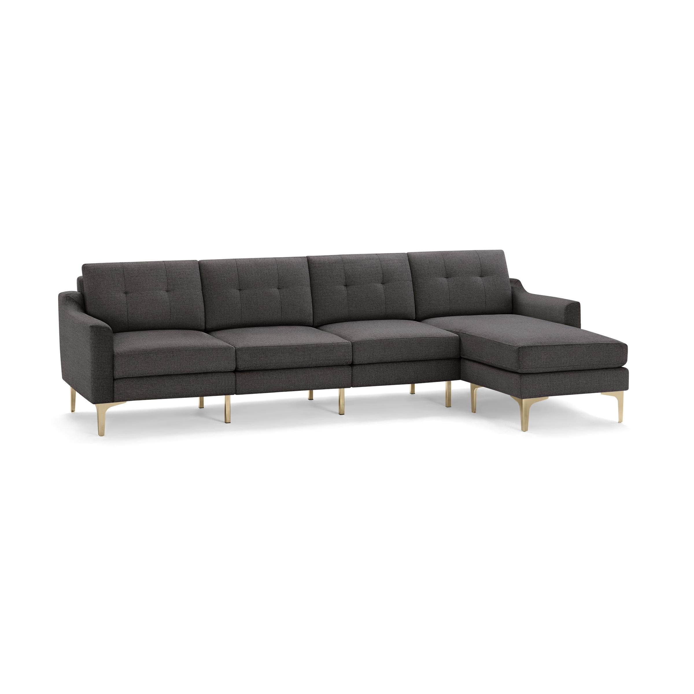 The Slope Nomad King Sectional Sofa in Charcoal - Image 0