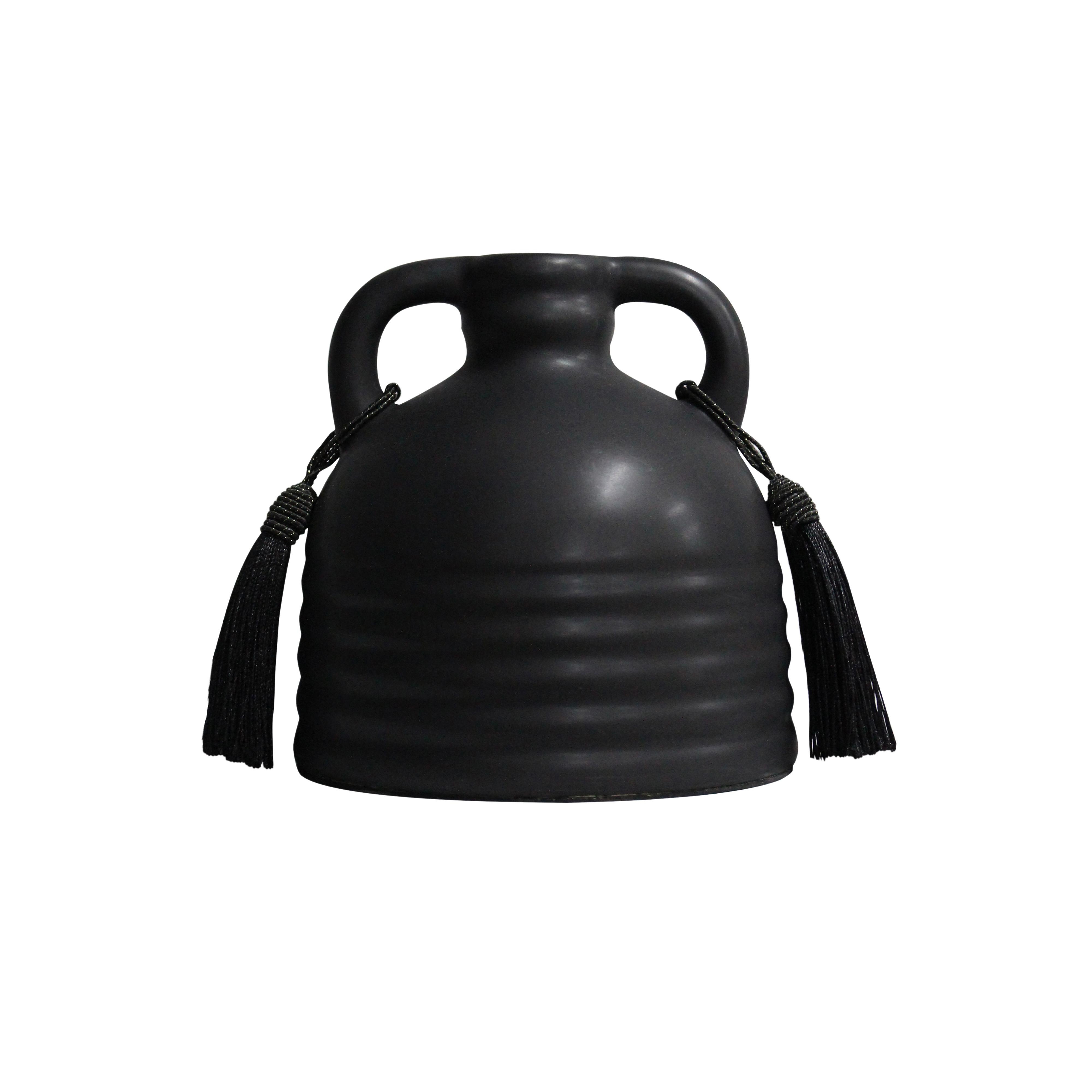 Adonis Black Ceramic Vase - Image 0