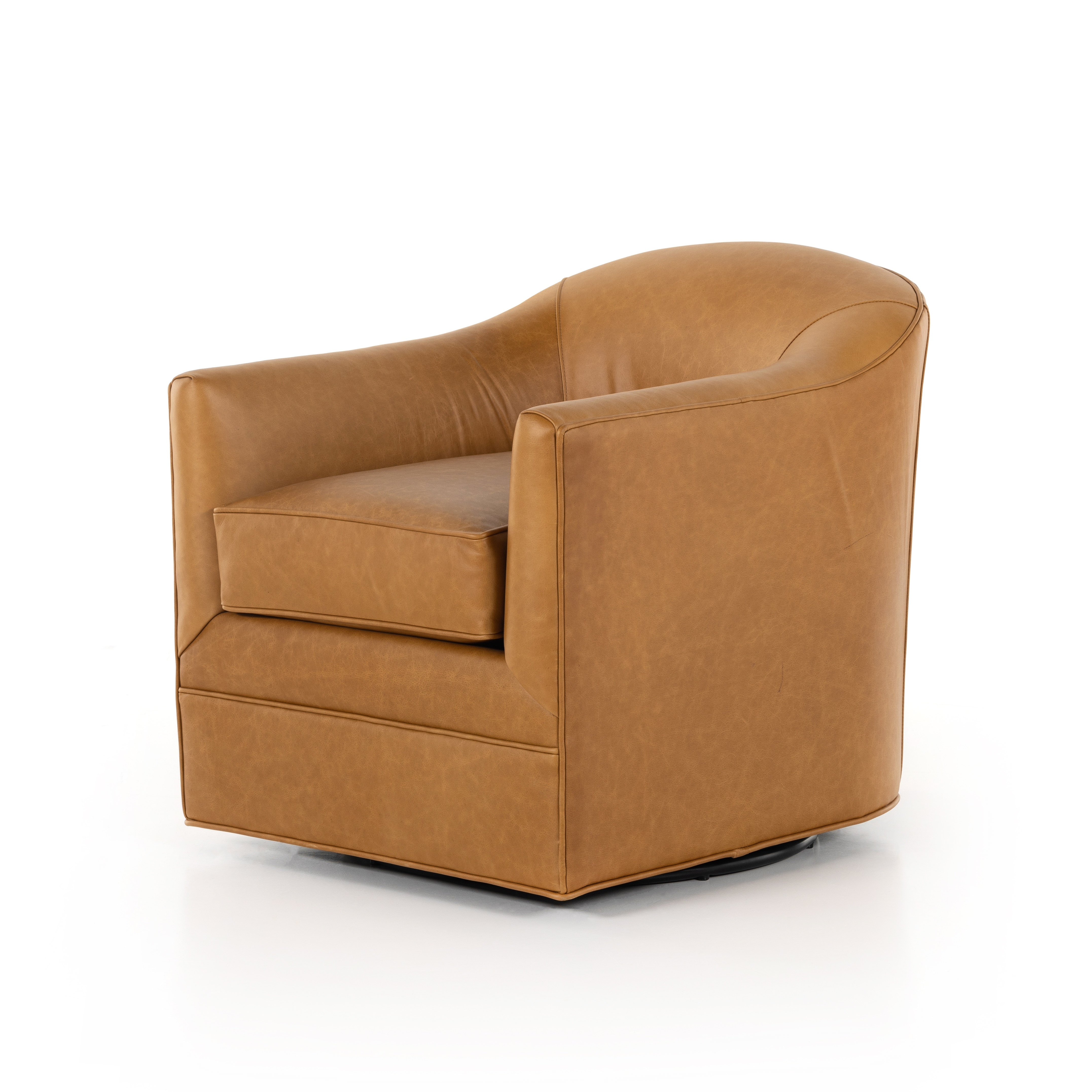 Quinton Swivel Chair - Osorno Camel - Image 0
