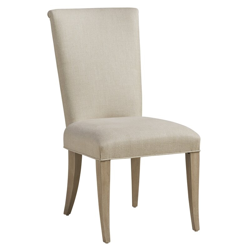 Malibu Upholstered Dining Chair Upholstery: Beige, Color: Beige - Image 0