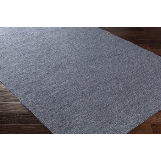 Everett Blue Outdoor 5' x 7'6" Handmade Rug - Image 3