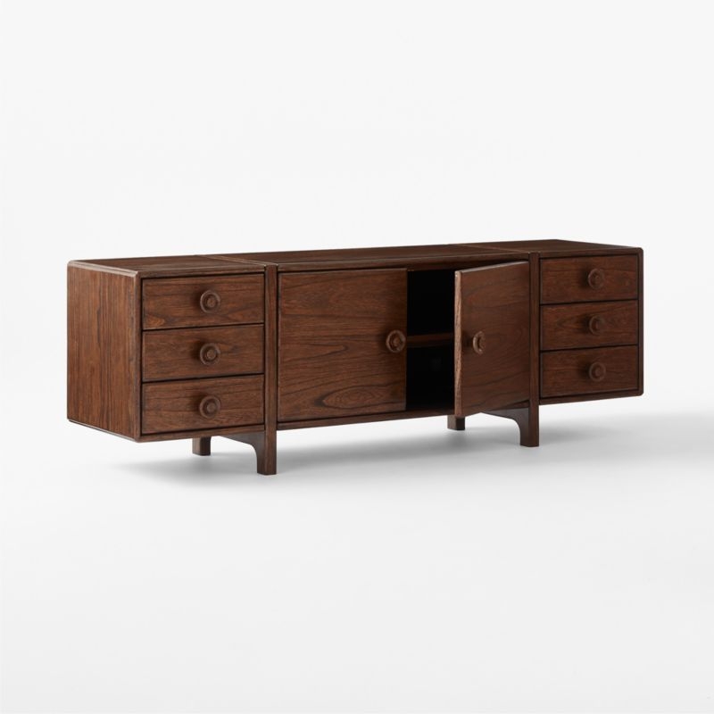 Knap 80" Wood Media Console - Image 3