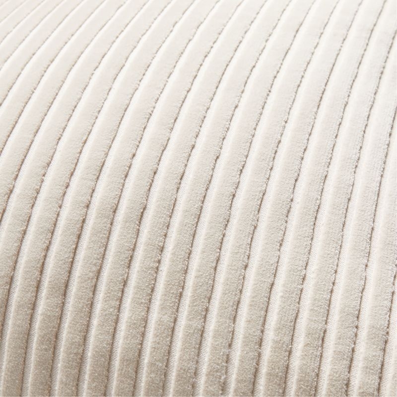 Creste 22"x22" Ivory Throw Pillow Cover by Athena Calderone - Image 2