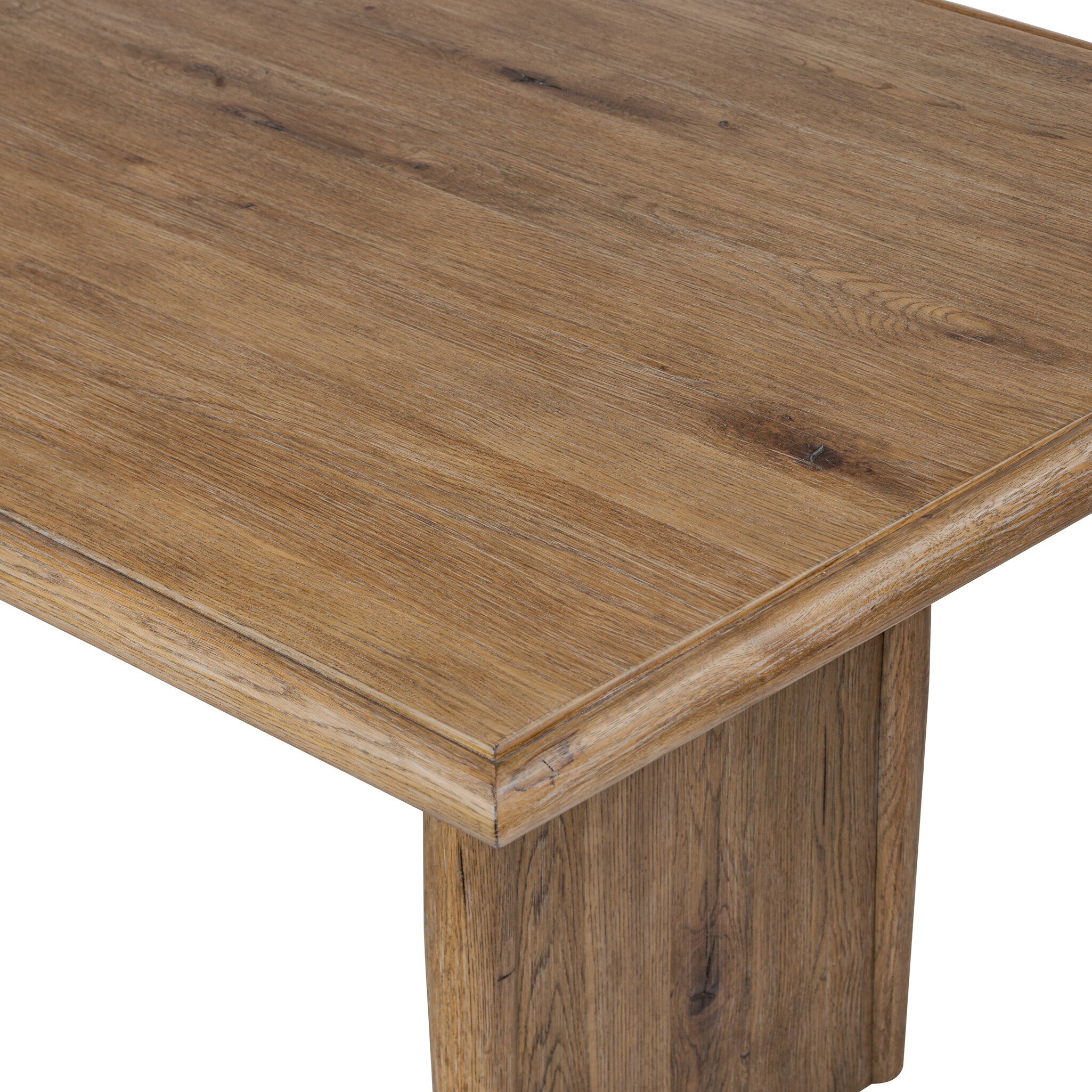 Glenview Dining Table - Weathered Oak Veneer - Image 6