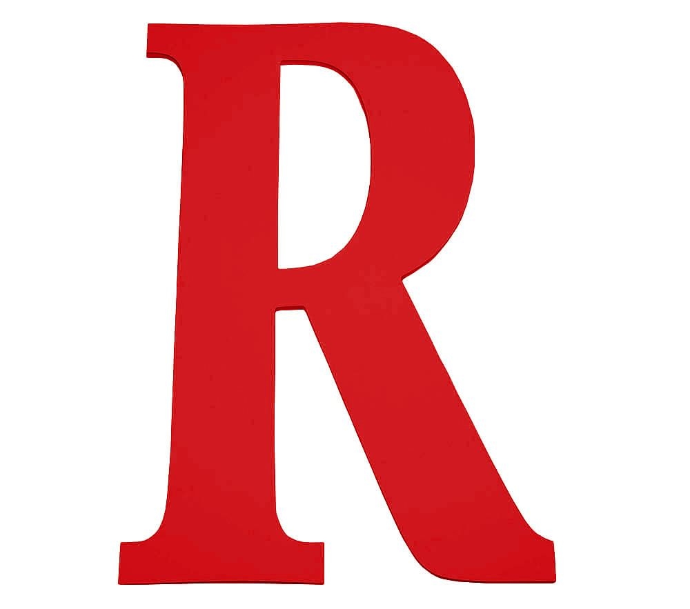 Large Harper Letters, Red, R - Image 0