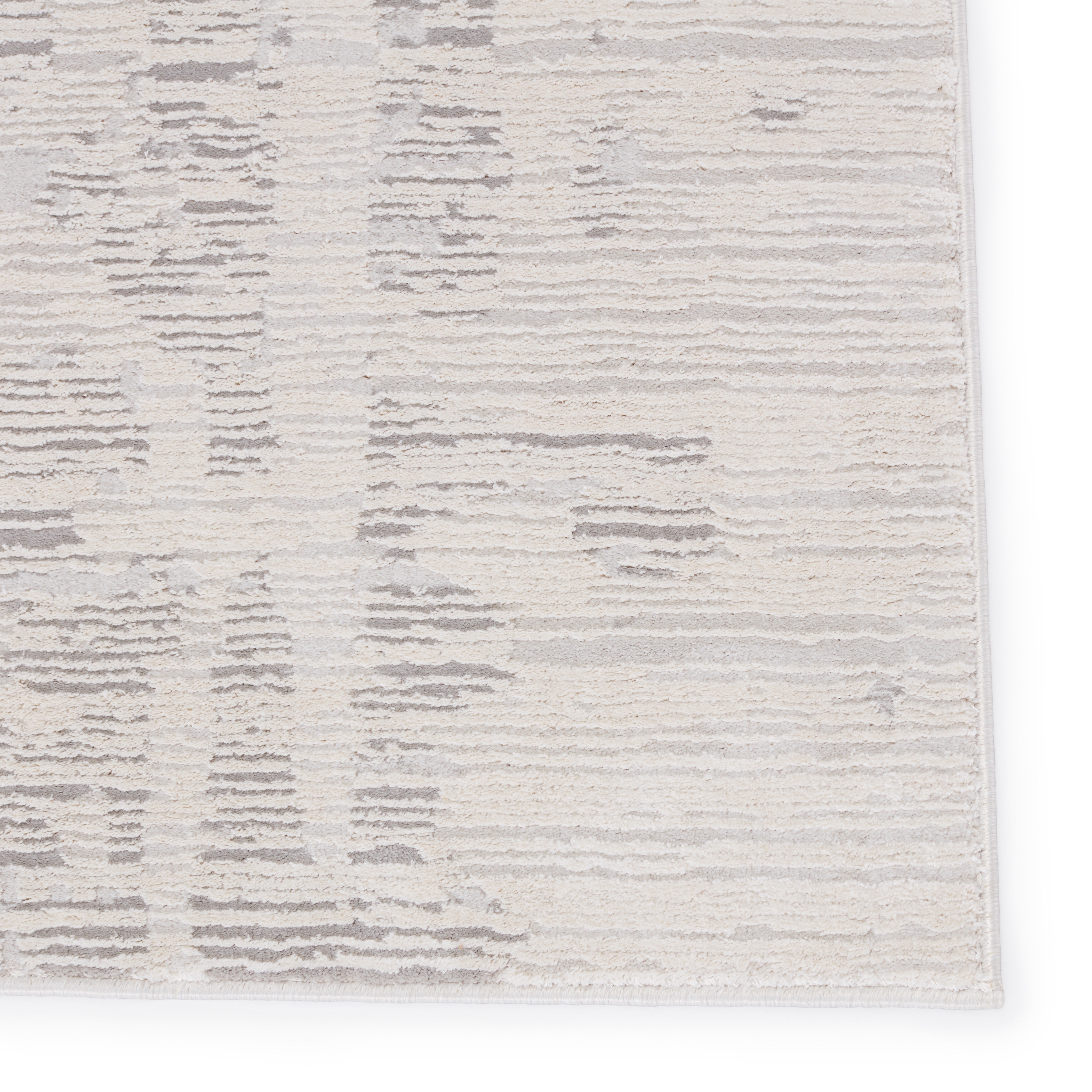 Jovie Abstract Ivory/ Gray Area Rug (5'3"X7'6") - Image 3