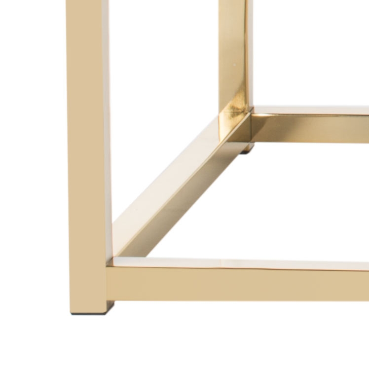 Reynolds Velvet Bench - Grey/Brass - Safavieh - Image 5