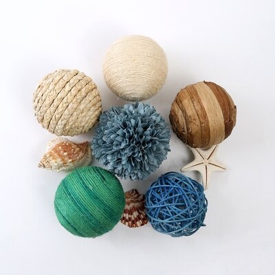 6pcs 3.5inch Woven Wicker Rattan Balls Decorative Ball Twig Orbs Green Orbs Vase Bowl Filler For Tabletop Decoration - Image 0