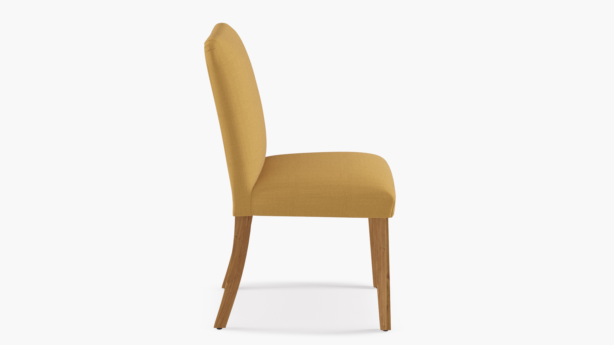 Classic Dining Chair, French Yellow Everyday Linen, Natural - Image 2