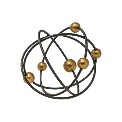 Metal Round Orbital Decor with Orbit Balls - Image 0