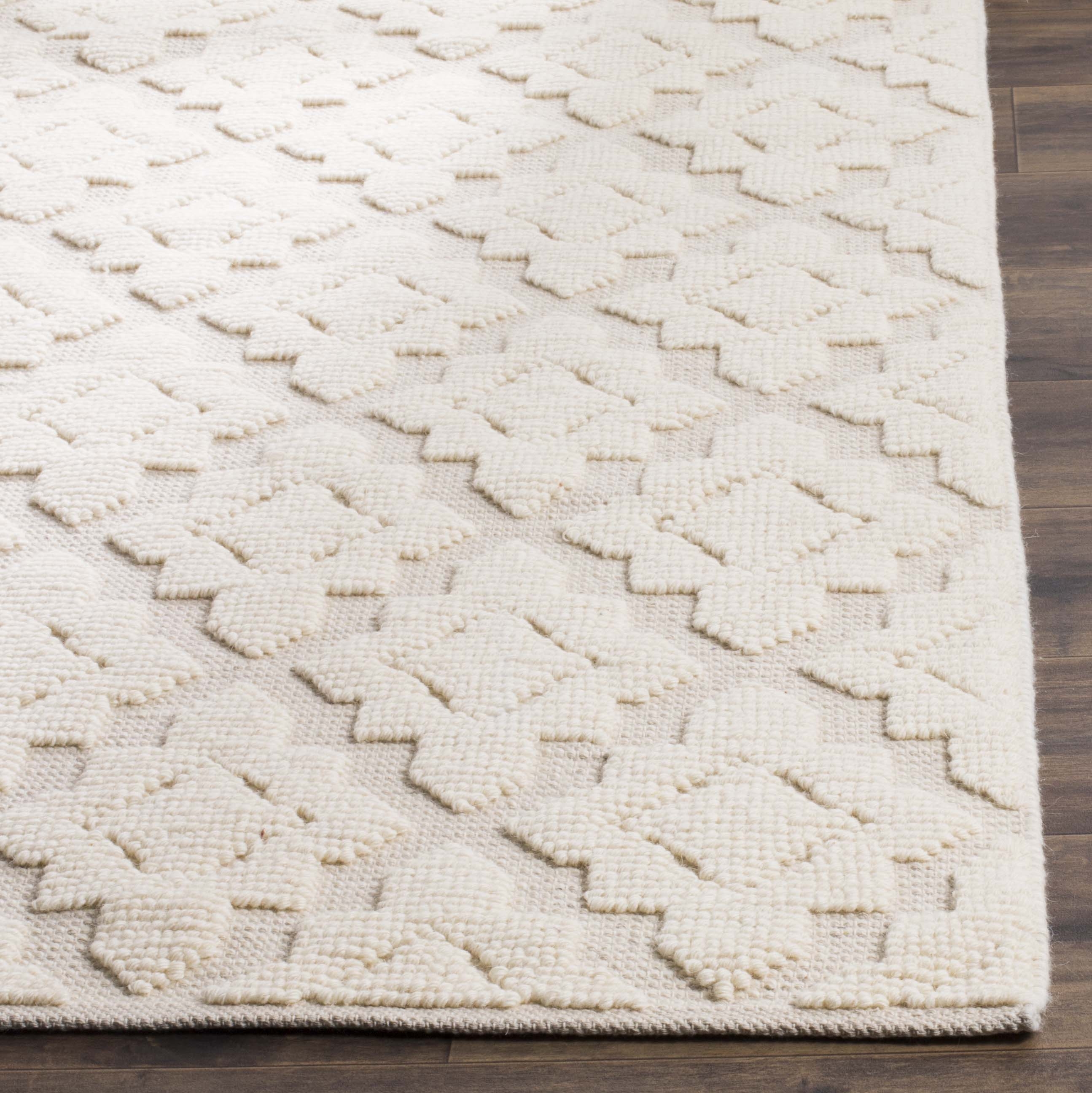 Arlo Home Hand Woven Area Rug, VRM103A, Ivory,  8' X 10' - Image 2