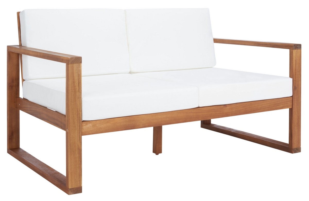 Emiko 4 Pc Outdoor Living Set - Natural/Beige - Safavieh - Image 6