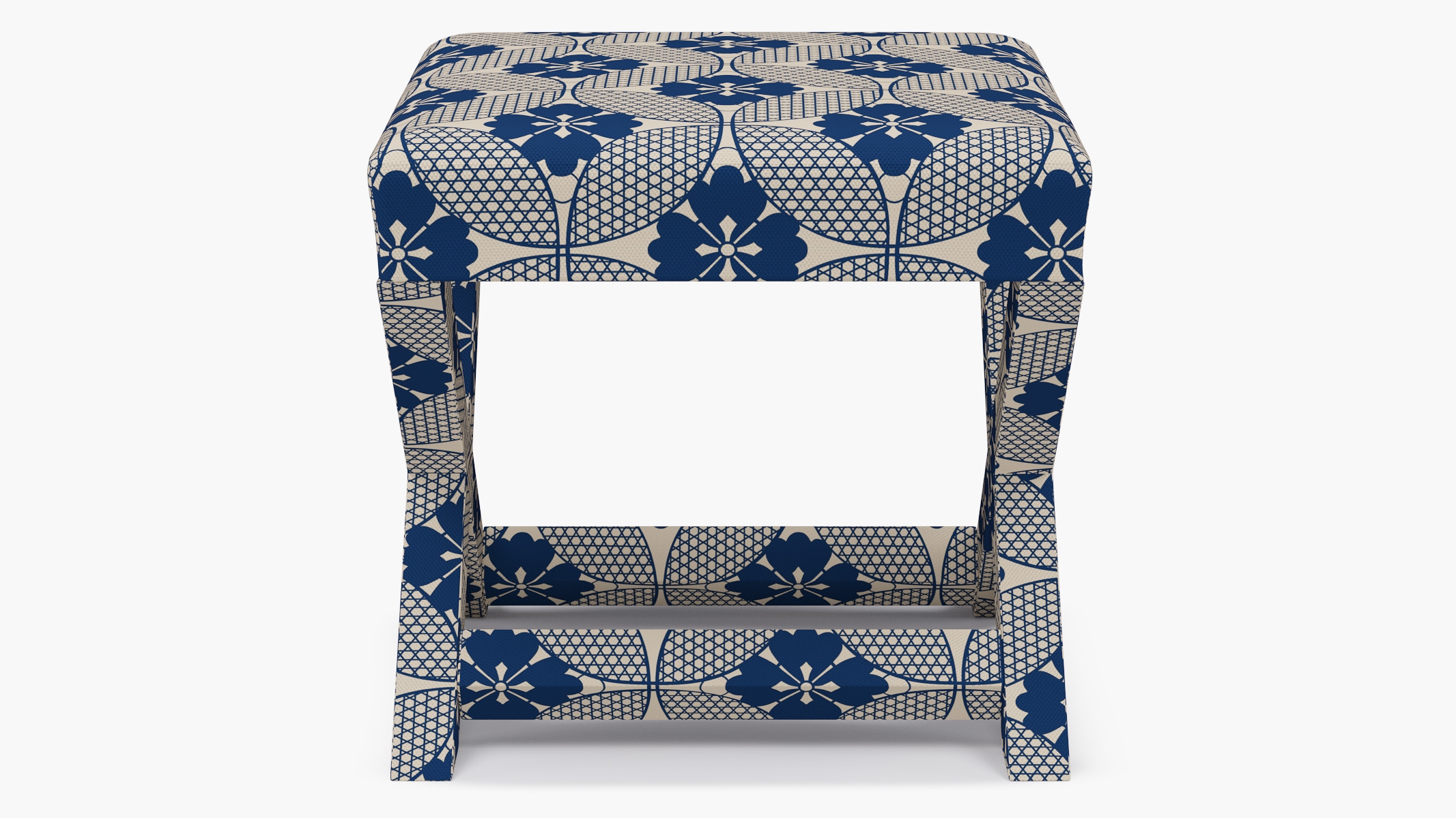 X Bench, Bright Navy Solaire - Image 2