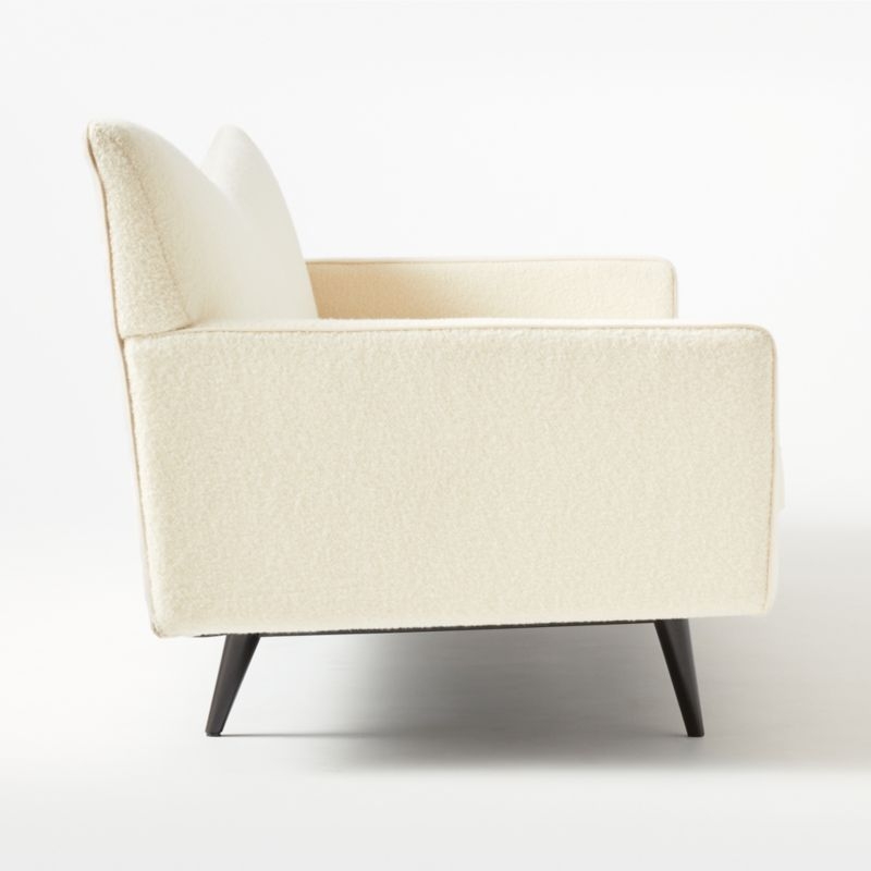 Bowtie Cream Wool Sofa Model 3127 - Image 3