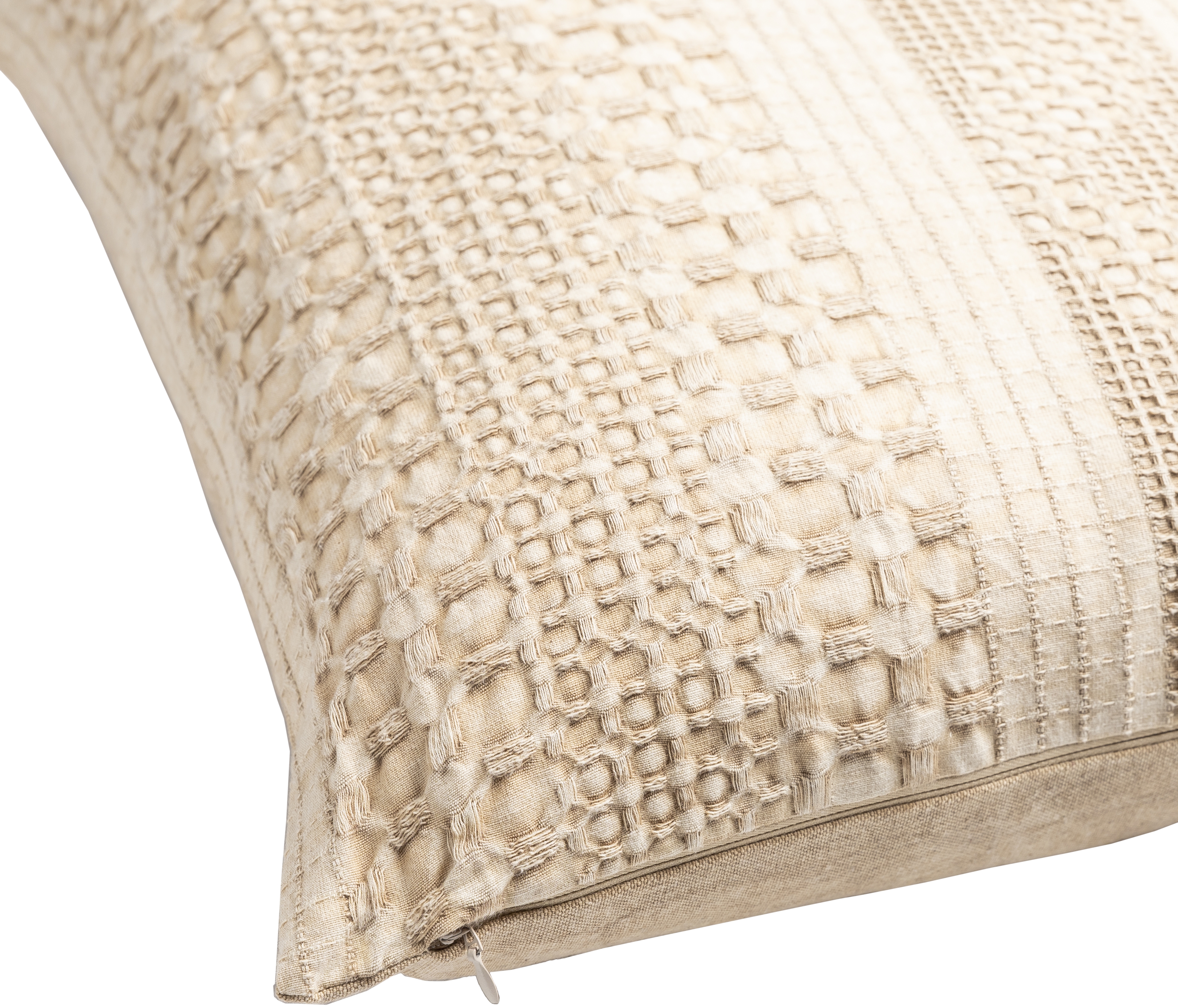 Washed Waffle Throw Pillow, 18" x 18", pillow cover only - Image 1