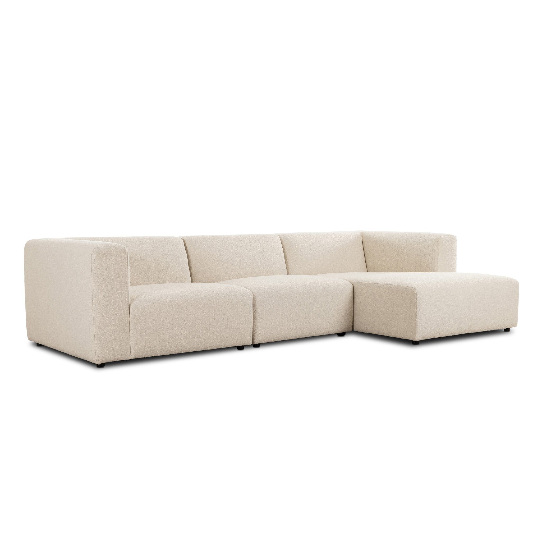 Lawndale 3 Piece Sectional - Fayette Cloud - Image 9