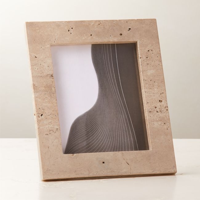 Tirra Travertine Picture Frame 8''x10'' - Image 0