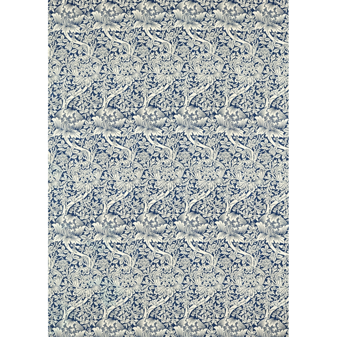 Morris & Co. Rose & Thistle Fabric - Image 0