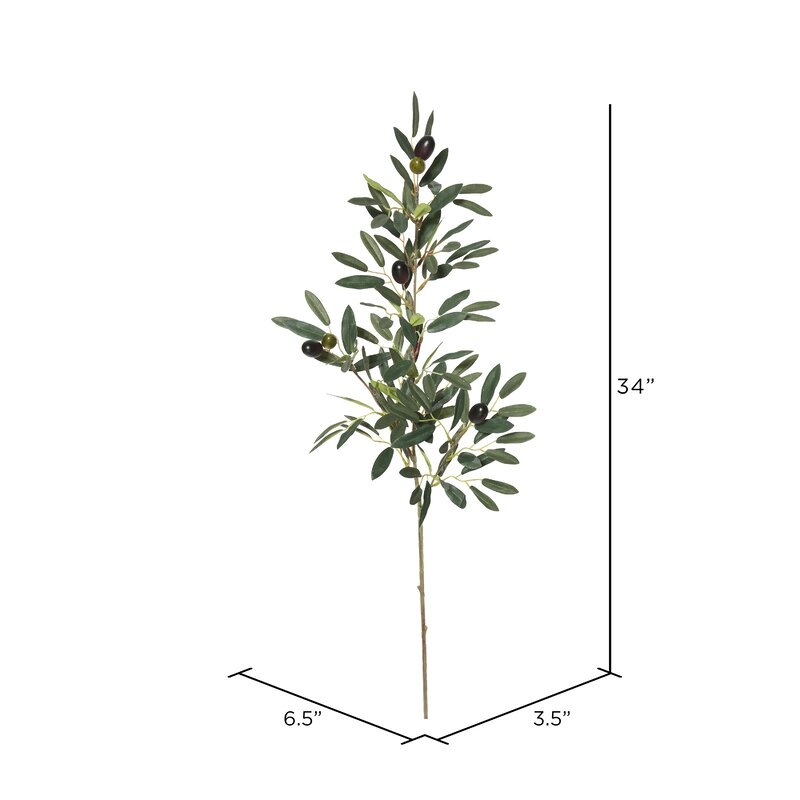 3 Piece Olive Branch (Set of 3) - Image 1