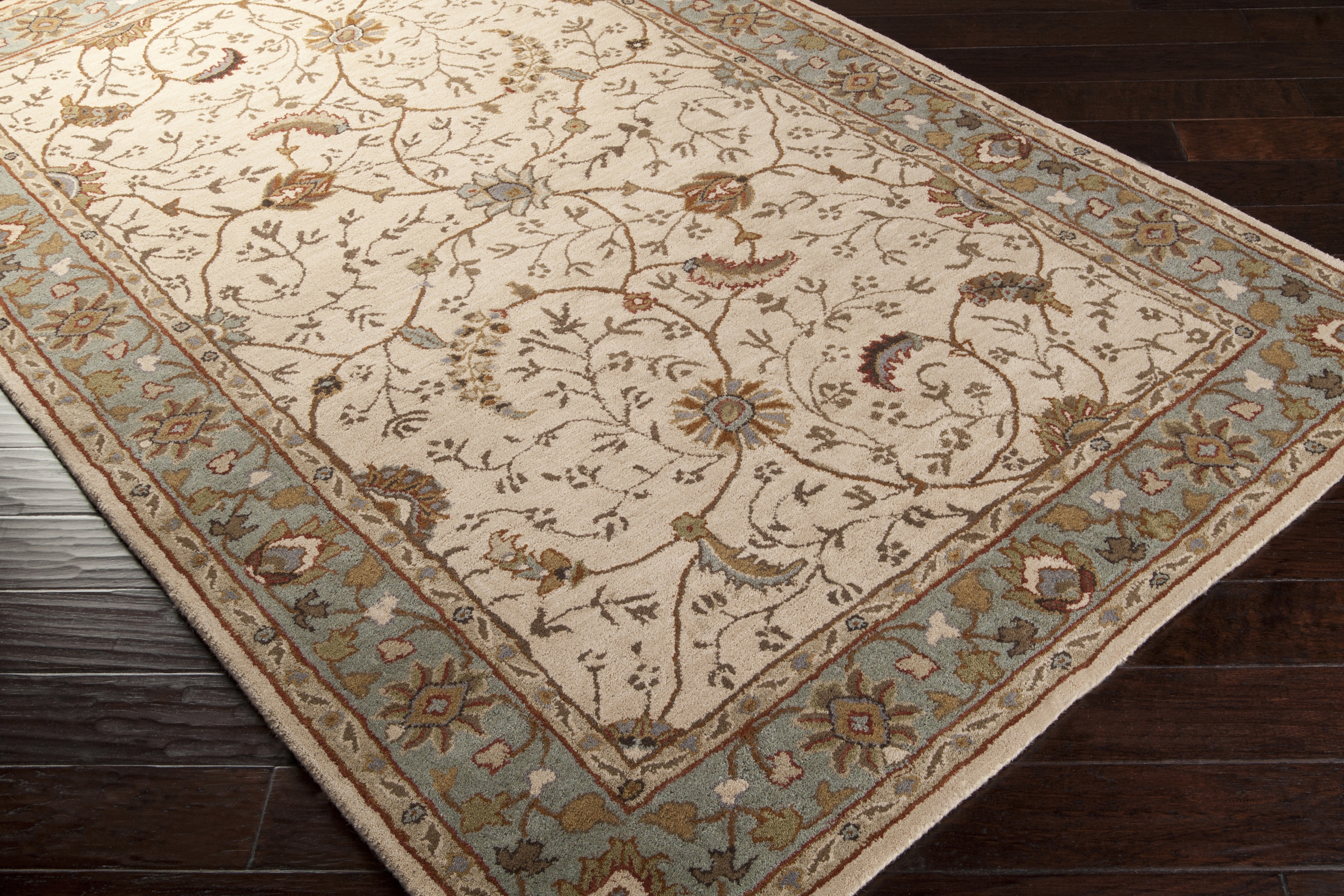 Caesar Beige Indoor 7'6" x 9'6" Handmade Rug - Image 7