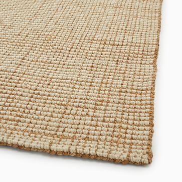 Textured Weave Wool & Jute Rug, 8x10, Natural - Image 2