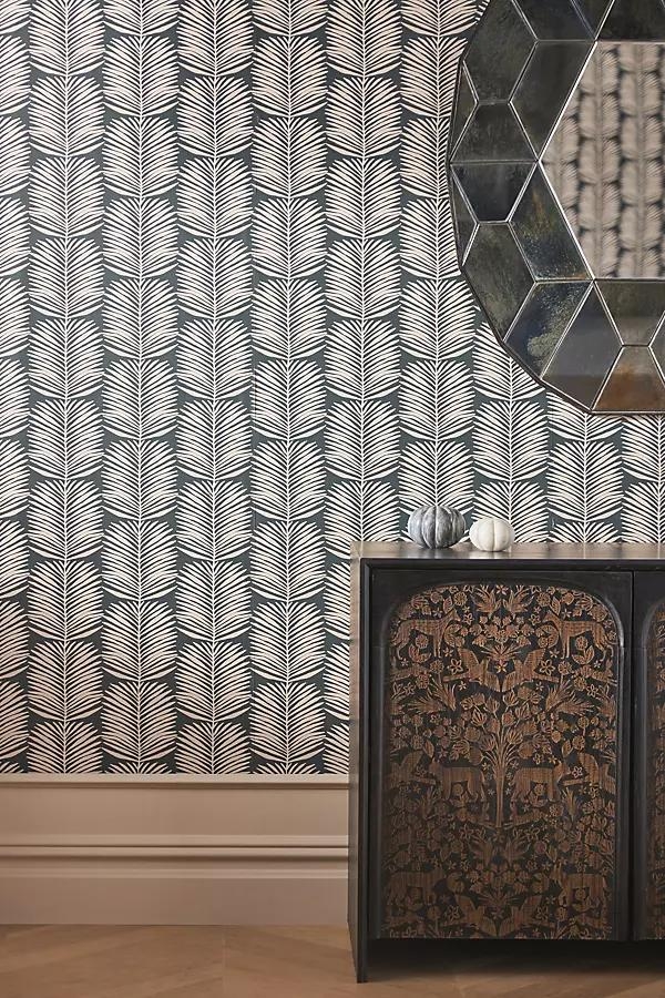 Betty Palms Floral Wallpaper - Image 0