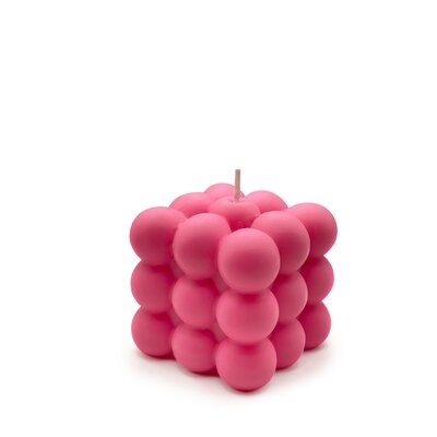 Yorker Candle Natural Pure Earth Nude Bubble Candle - Handmade Aesthetic Candle - Shaped Candle in , Pink - Image 0