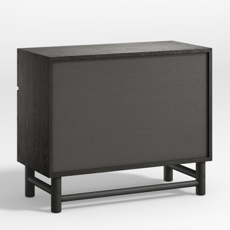 Emmer Large Charcoal Oak File Cabinet - Image 4