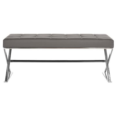 Chromium Faux leather Bench - Image 0