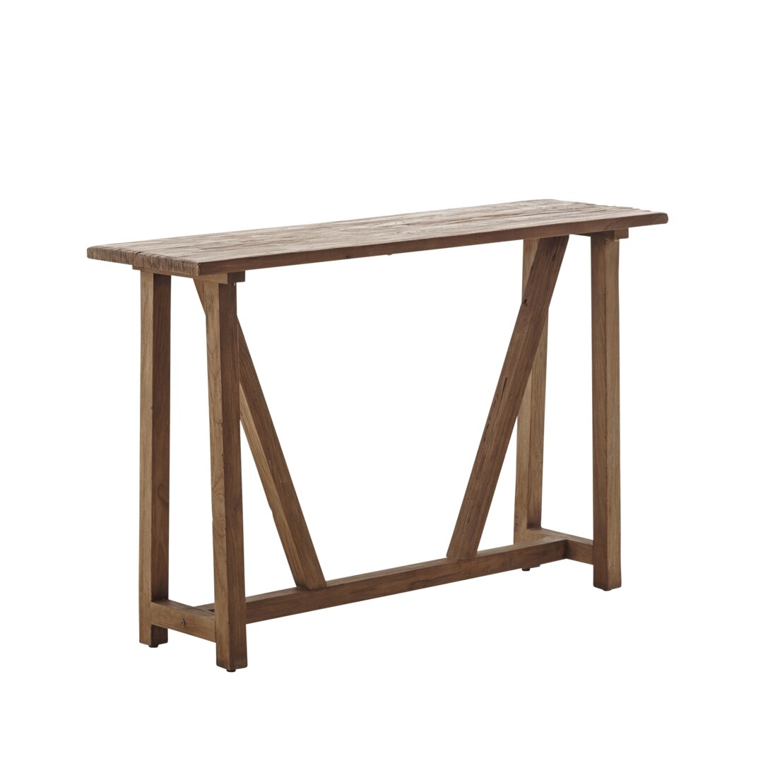 Sika Design Lucas Teak Console Table - 55 x 16"" - Natural - Image 0