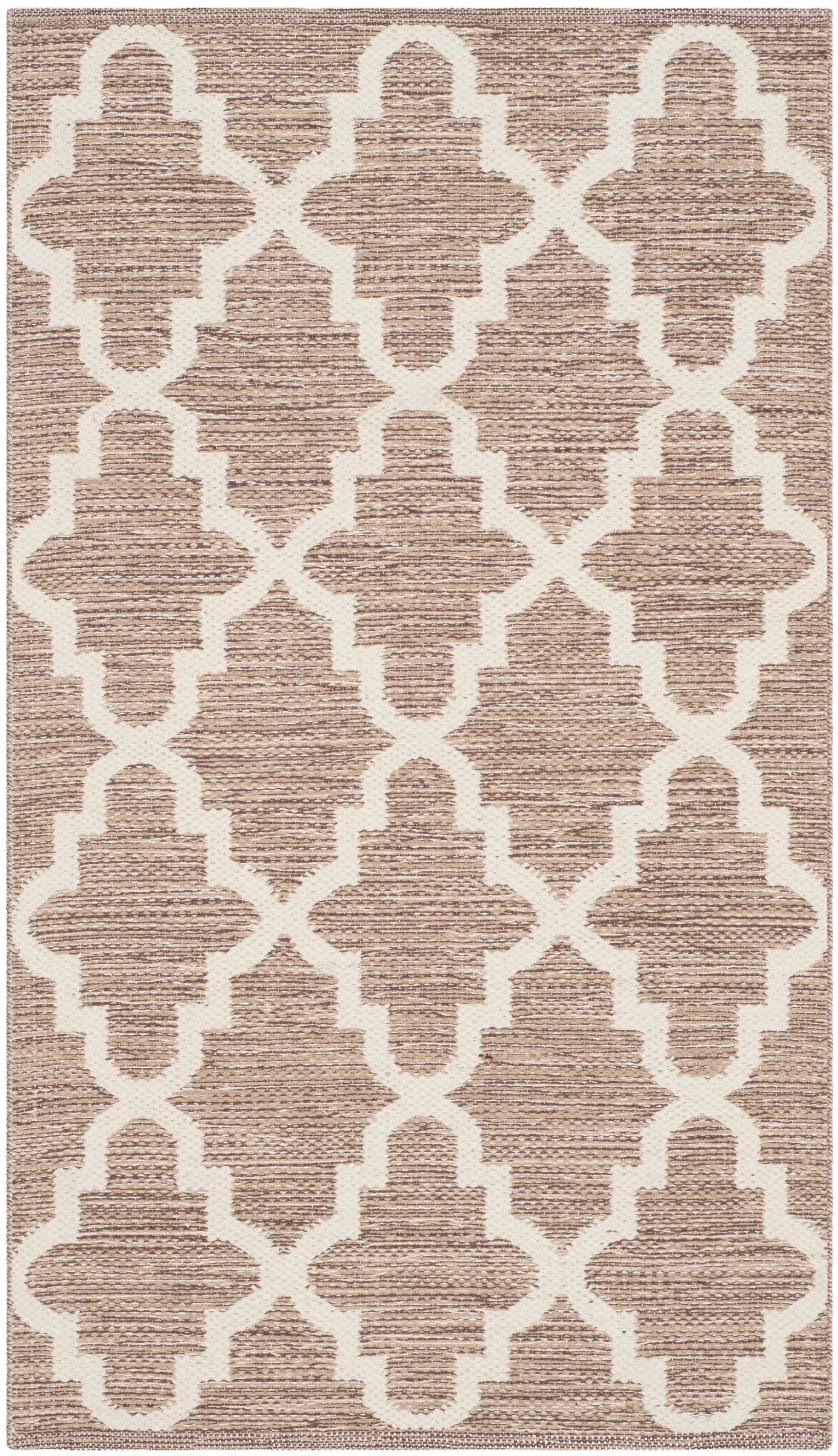Arlo Home Hand Woven Area Rug, MTK810E, Beige/Ivory,  3' X 5' - Image 0