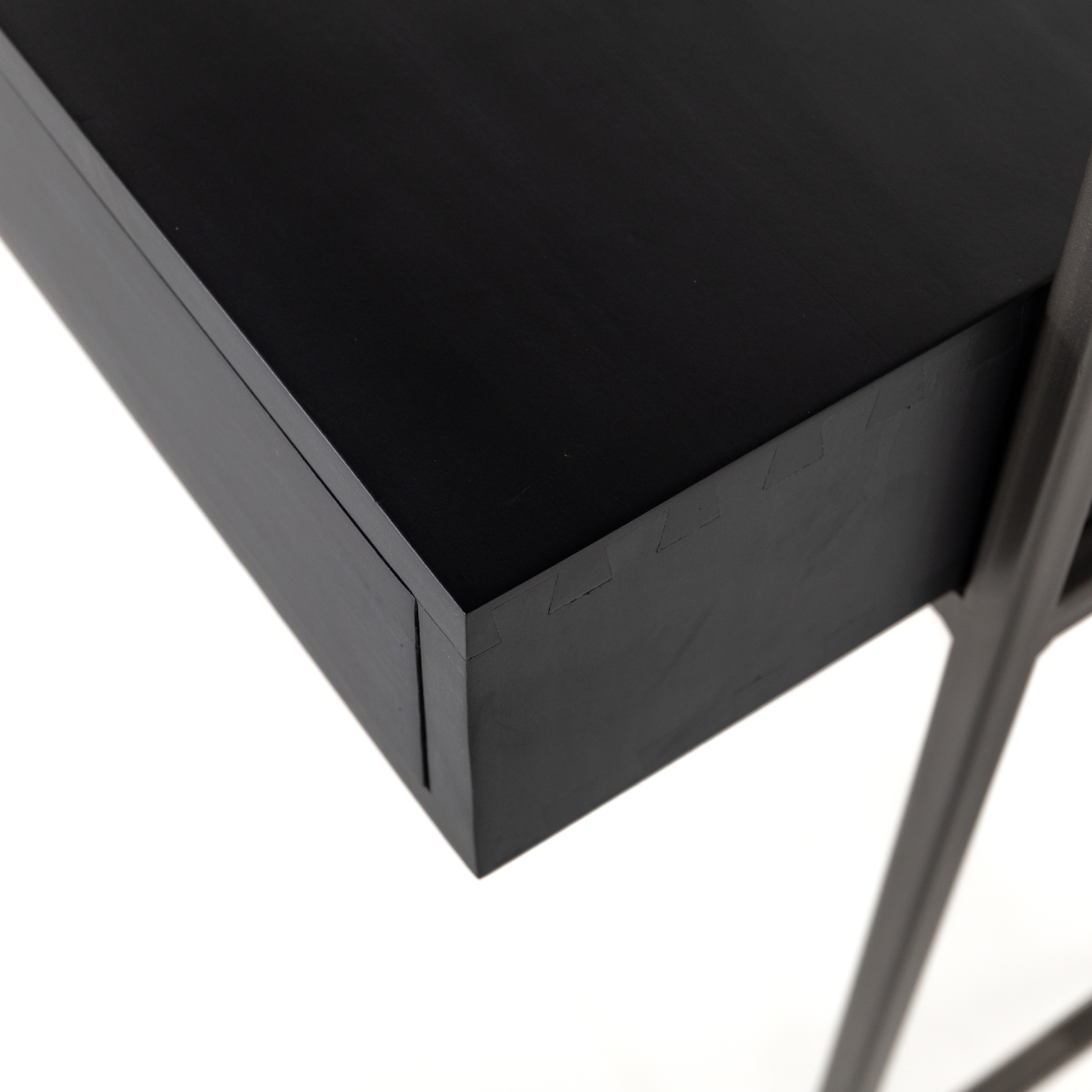 Trey Modular Wall Desk-Black Wash Poplar - Image 9