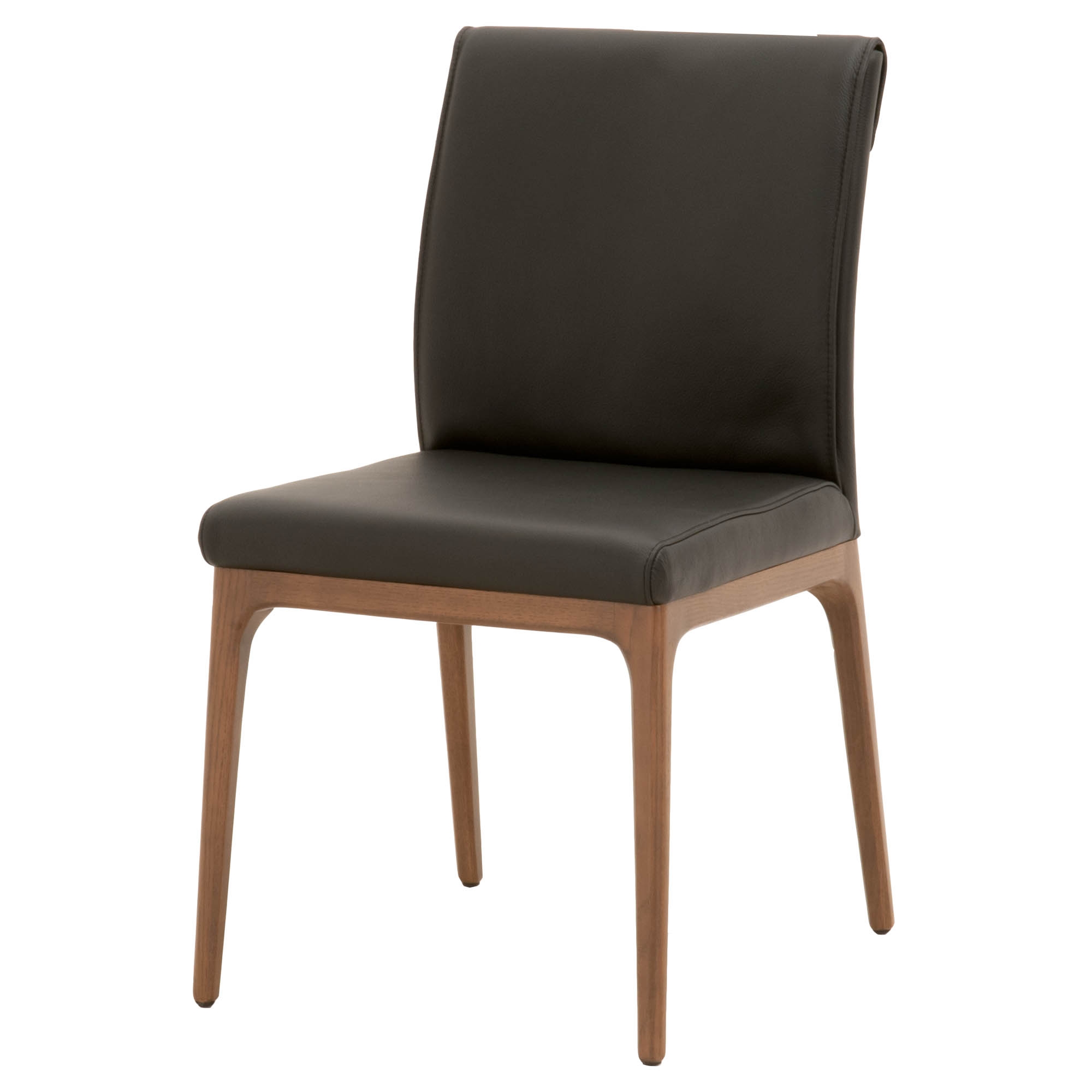 Alex Dining Chair, Sable Top Grain Leather, Set of 2 - Image 1