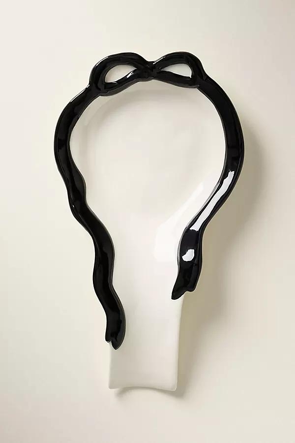 Benedita Bow Stoneware Spoon Rest - Image 0