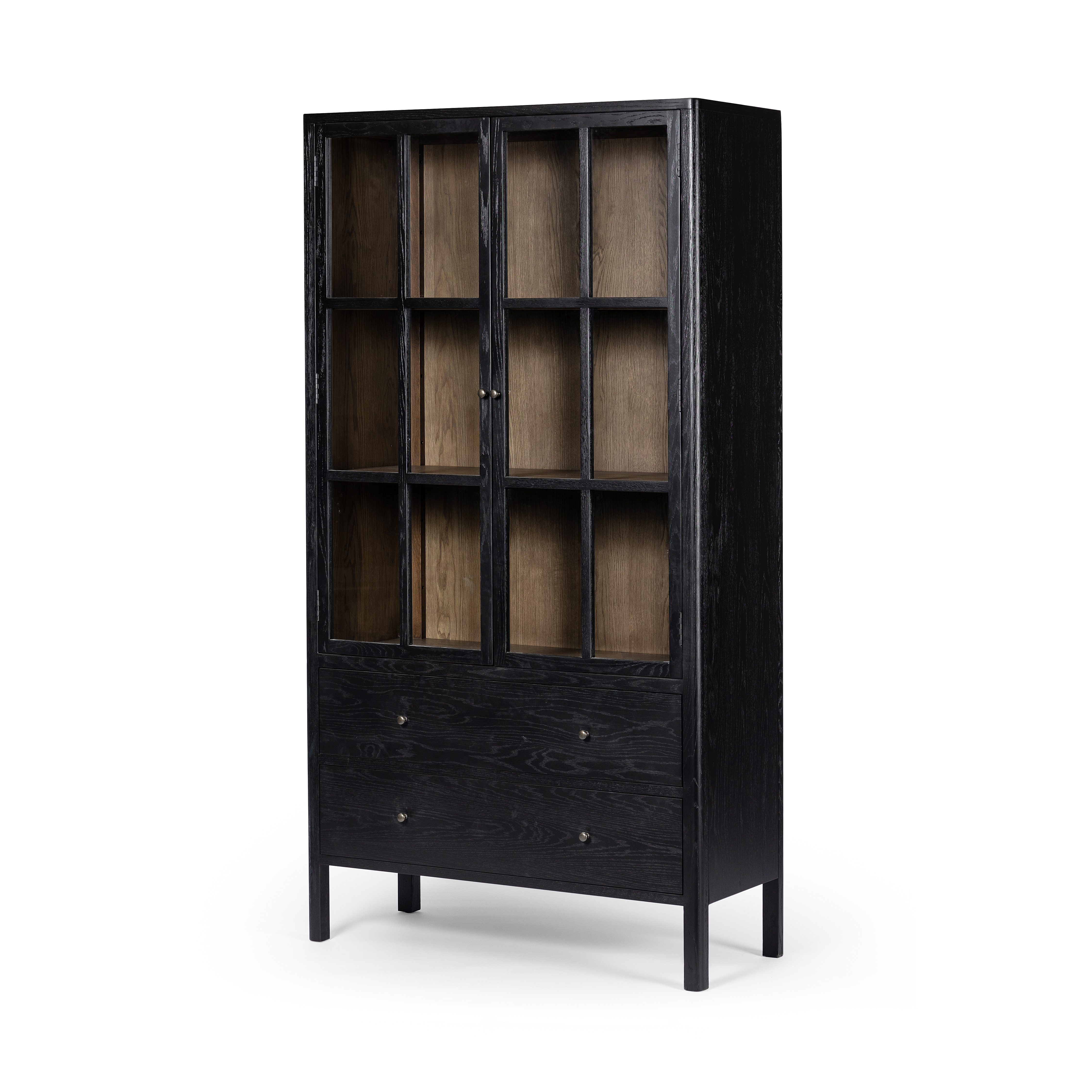 Bolsa Cabinet-Brushed Ebony Oak - Image 0