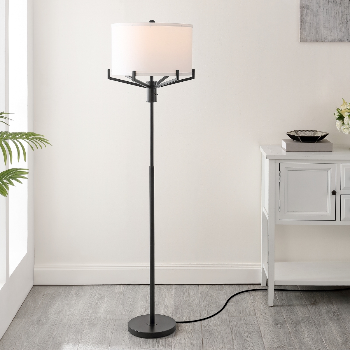 Elaria 63.5" Floor Lamp - Oil Rub Bronze - Safavieh - Image 3