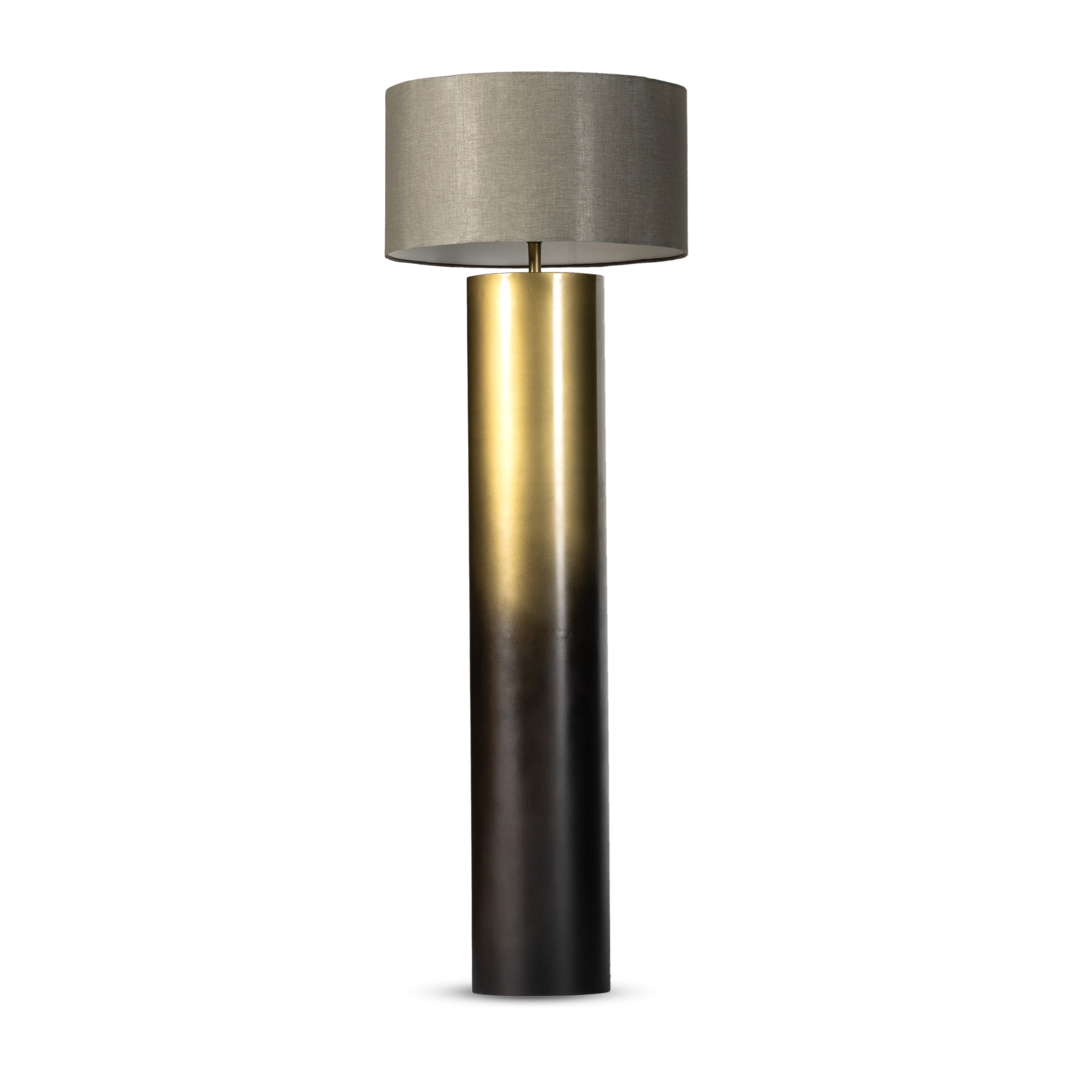 Cameron Floor Lamp-Ombre Antique Brass - Image 5