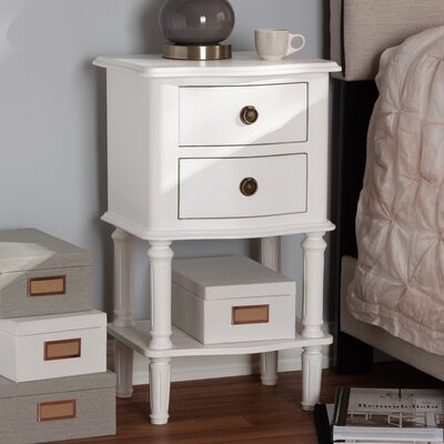 Nuttall 2 Drawer Nightstand - Image 0