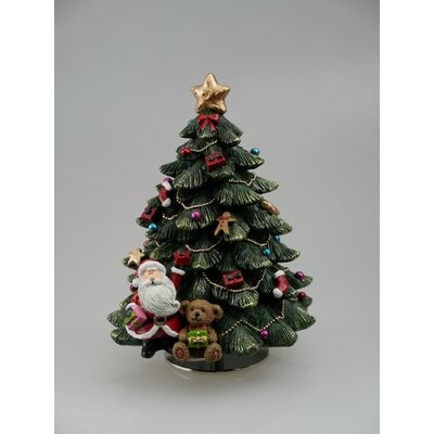The Christmas Tree Turns To The Melody O Christmas Tree. Height 5.9 Inch - Image 0