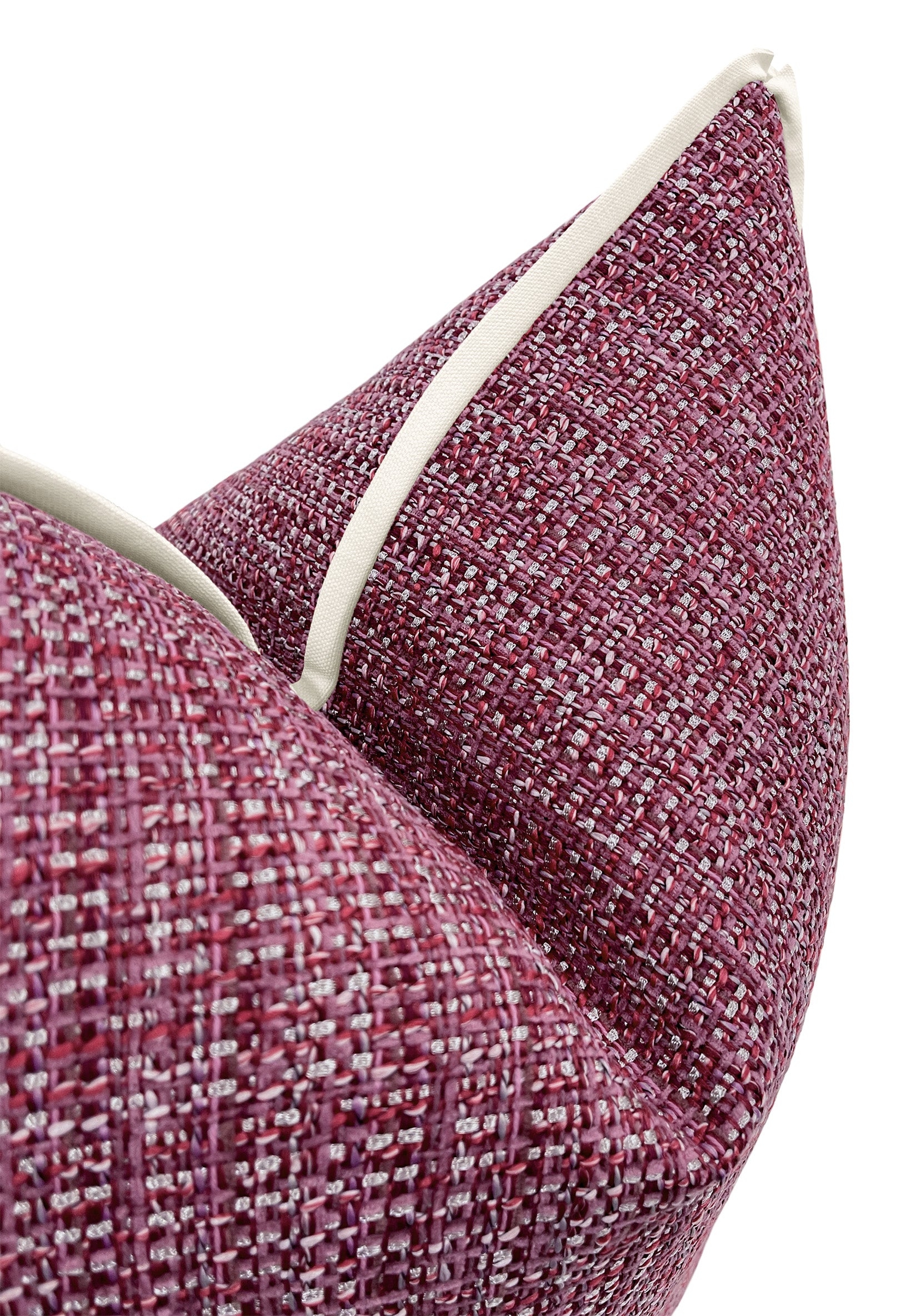 HEPBURN TWEED // ORCHID | LDC - 20" X 20" / Bone Butterfly - Image 0