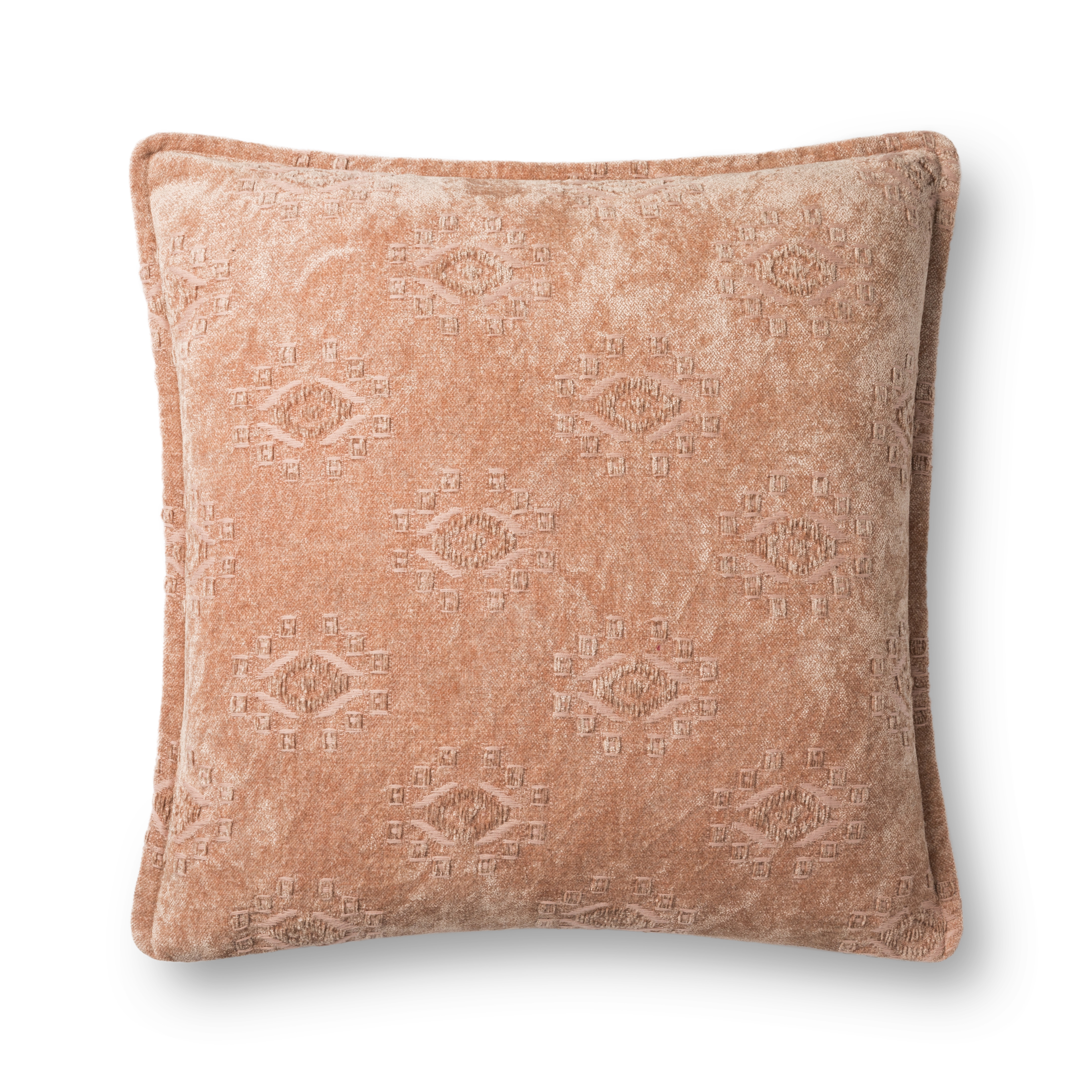 Loloi PILLOWS P0830 Coral 22" x 22" Cover Only - Image 0